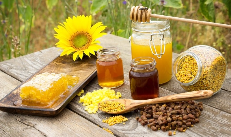 The hive of bees offers an ancient medicine cabinet for health and healing—honey, propolis, royal jelly, pollen, beeswax—and even bee venom.